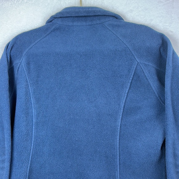 Columbia Men’s Zippered Fleece Jacket Navy Size Large - Picture 8 of 9
